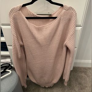 Boat neck sweater dress